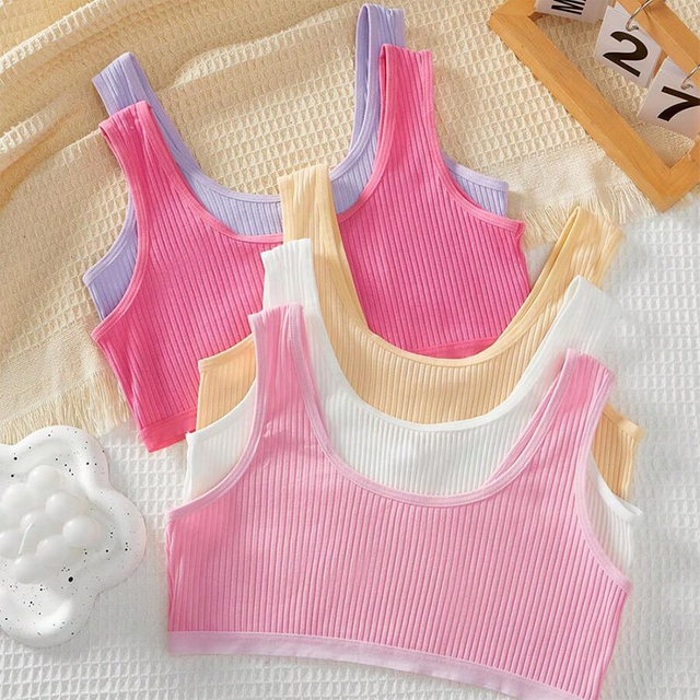 Girls Comfortable Wireless Sports Bra