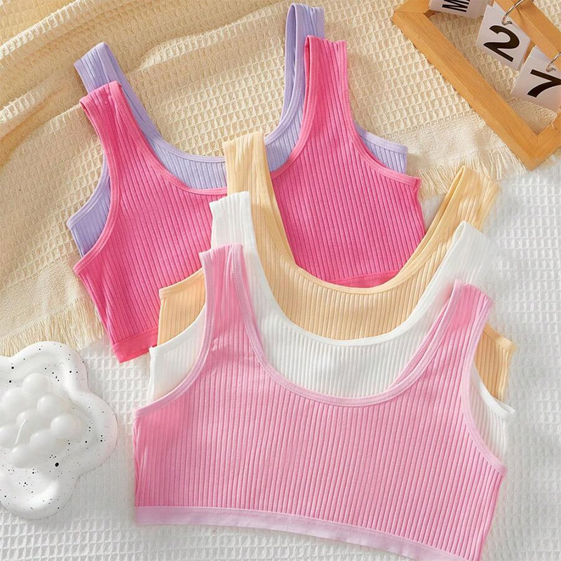 Girls Comfortable Wireless Sports Bra