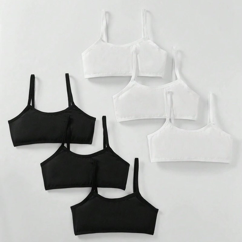 Solid Color Camisole Bra