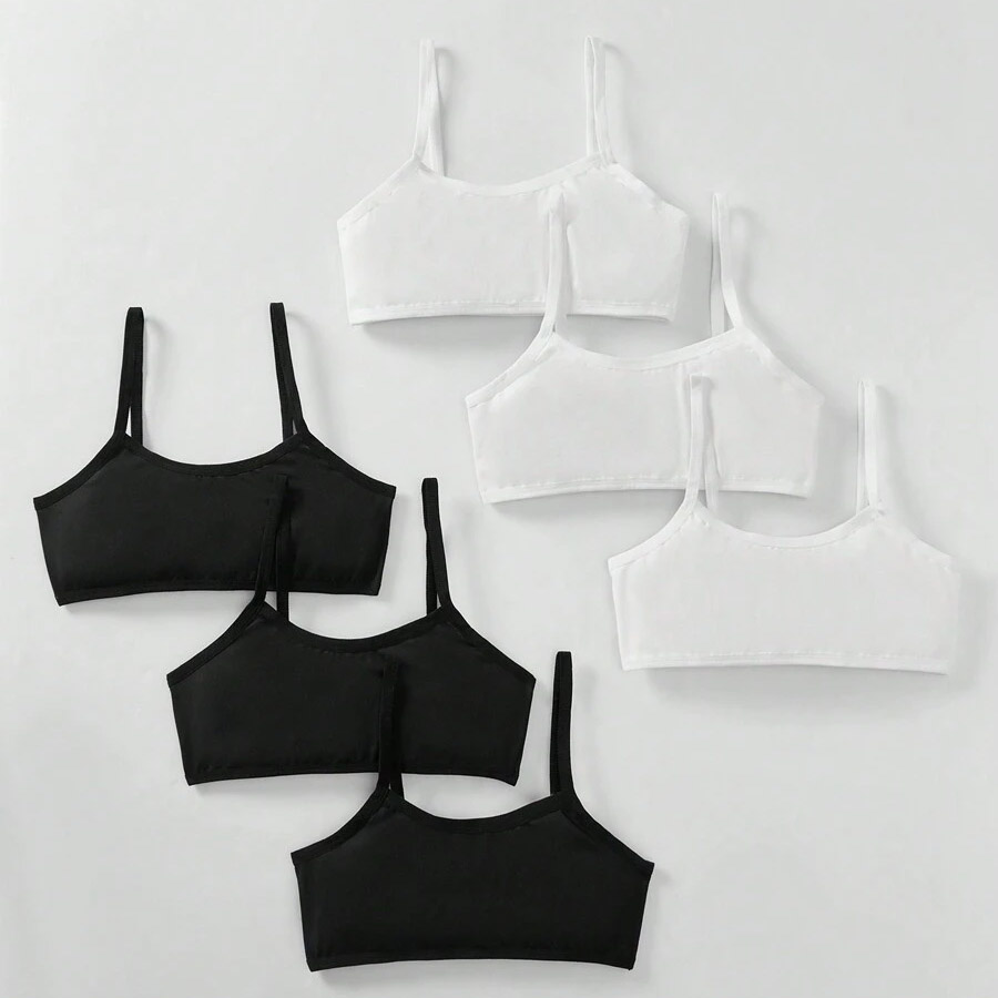 Solid Color Camisole Bra
