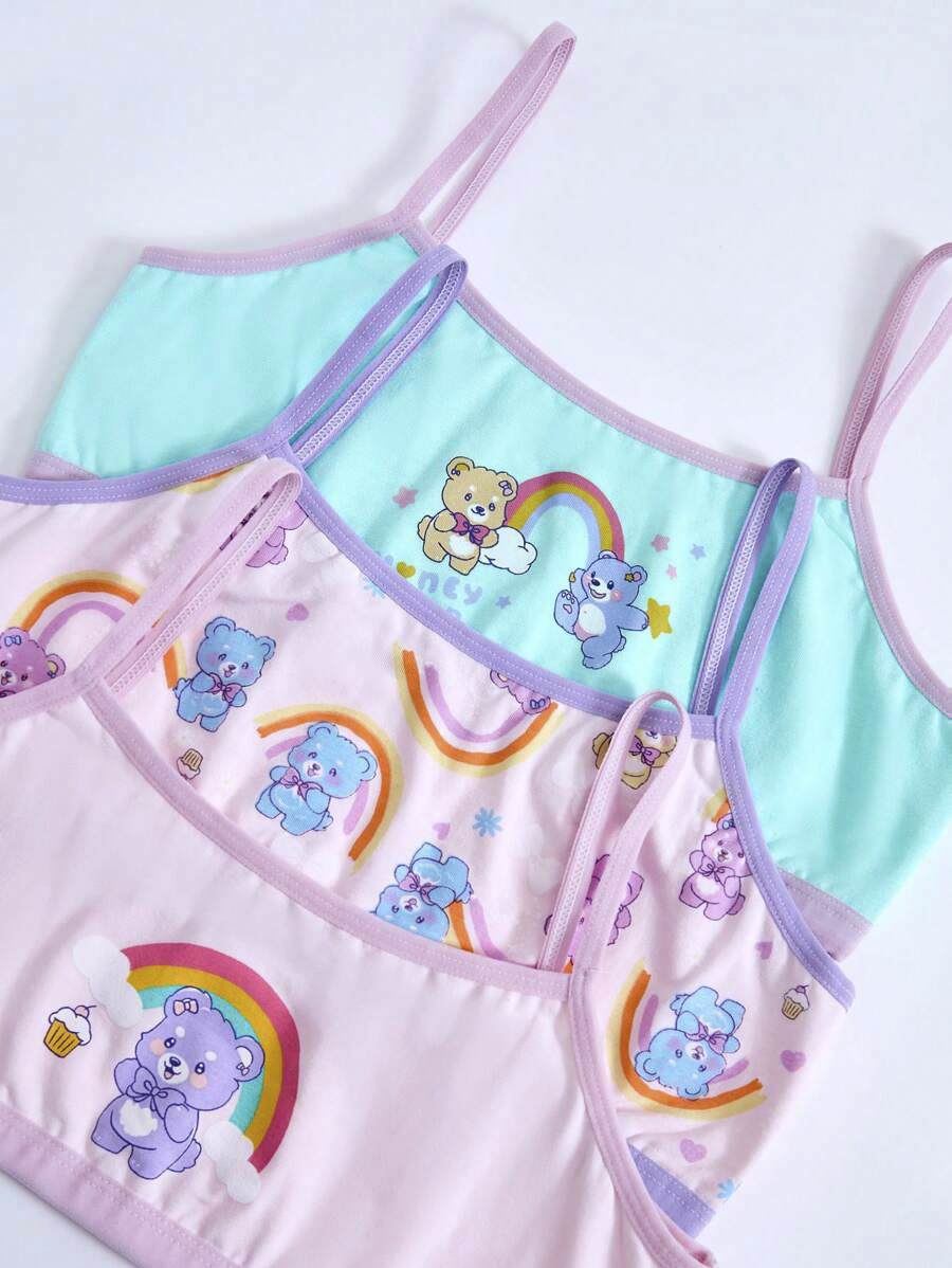 Bear Print Cute Underwear Set