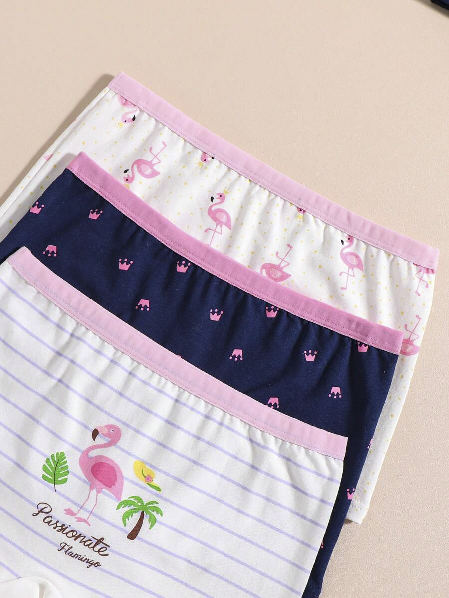 Girls Flamingo Printed Bra