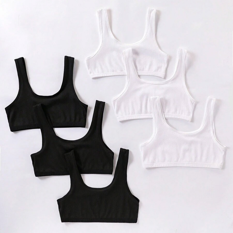 Tweens Ribbed Knit Bra