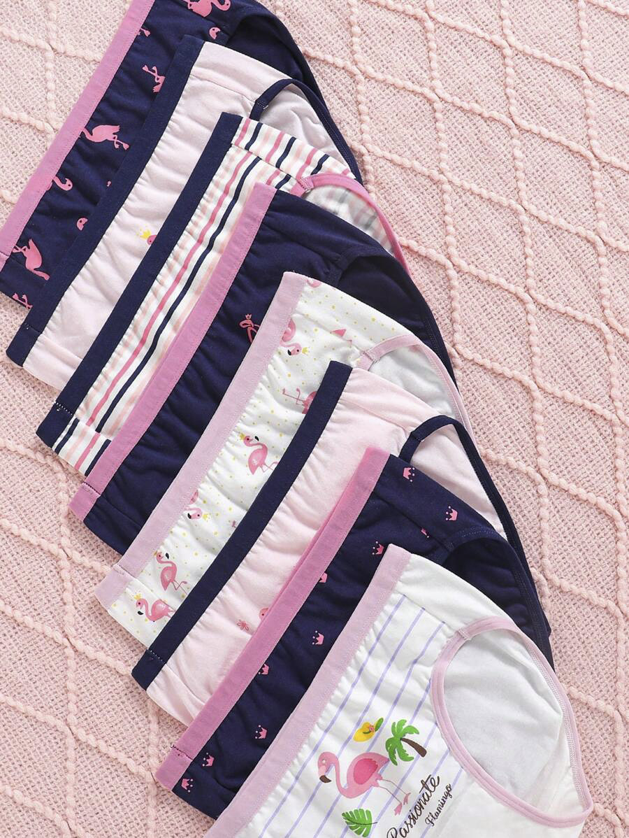 Color Block Underwear For Girls