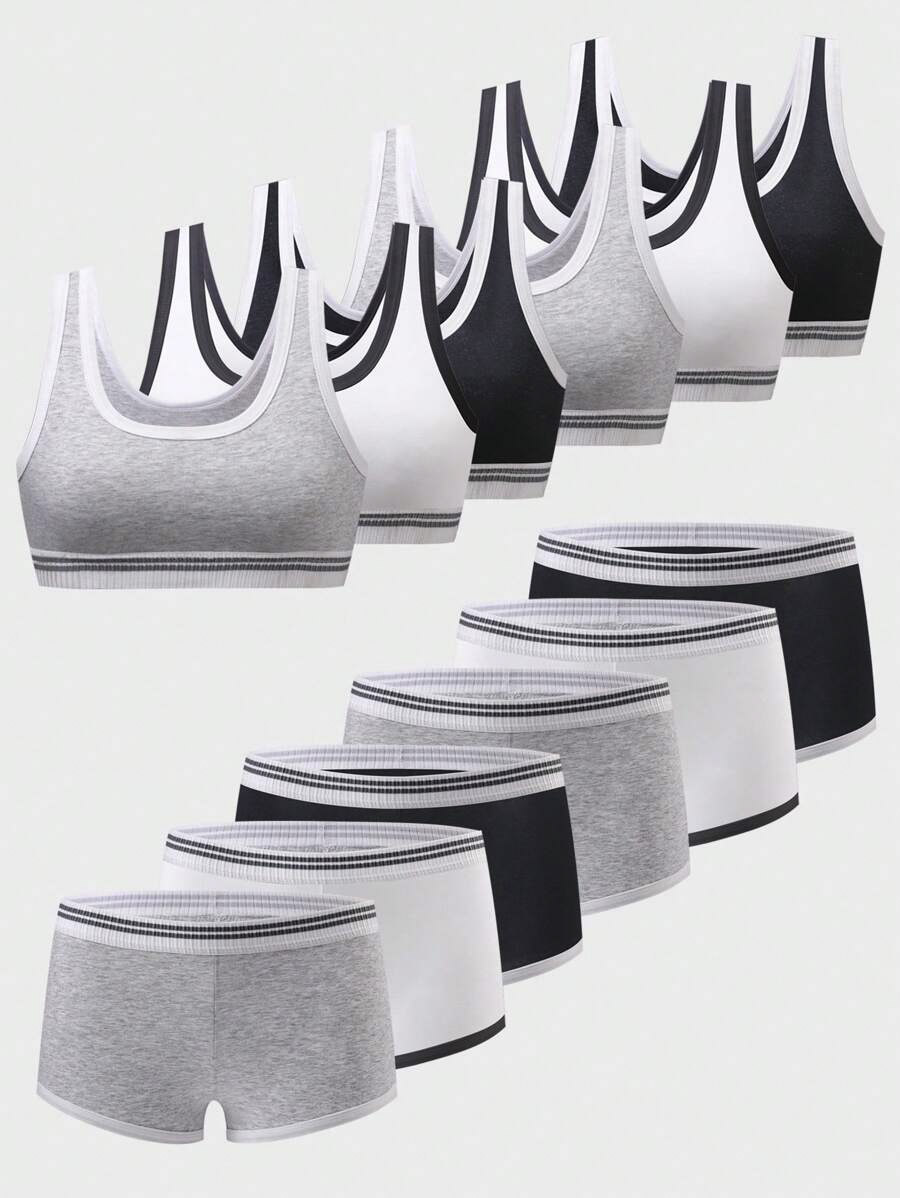 Girls Solid Color Comfort Bra