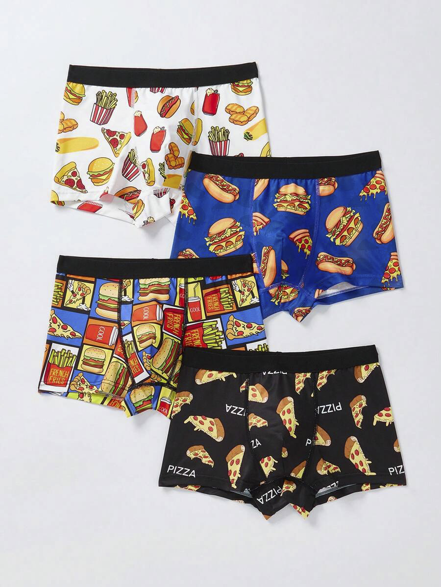 Breathable Elastic Boxer Briefs