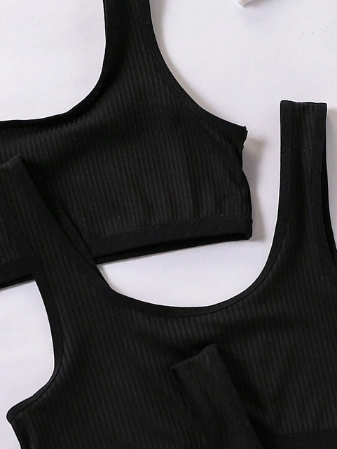 Tweens Ribbed Knit Bra