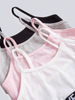 Girls Heart Print Elastic Bra