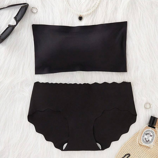 Girls Ice Silk Underwear Set