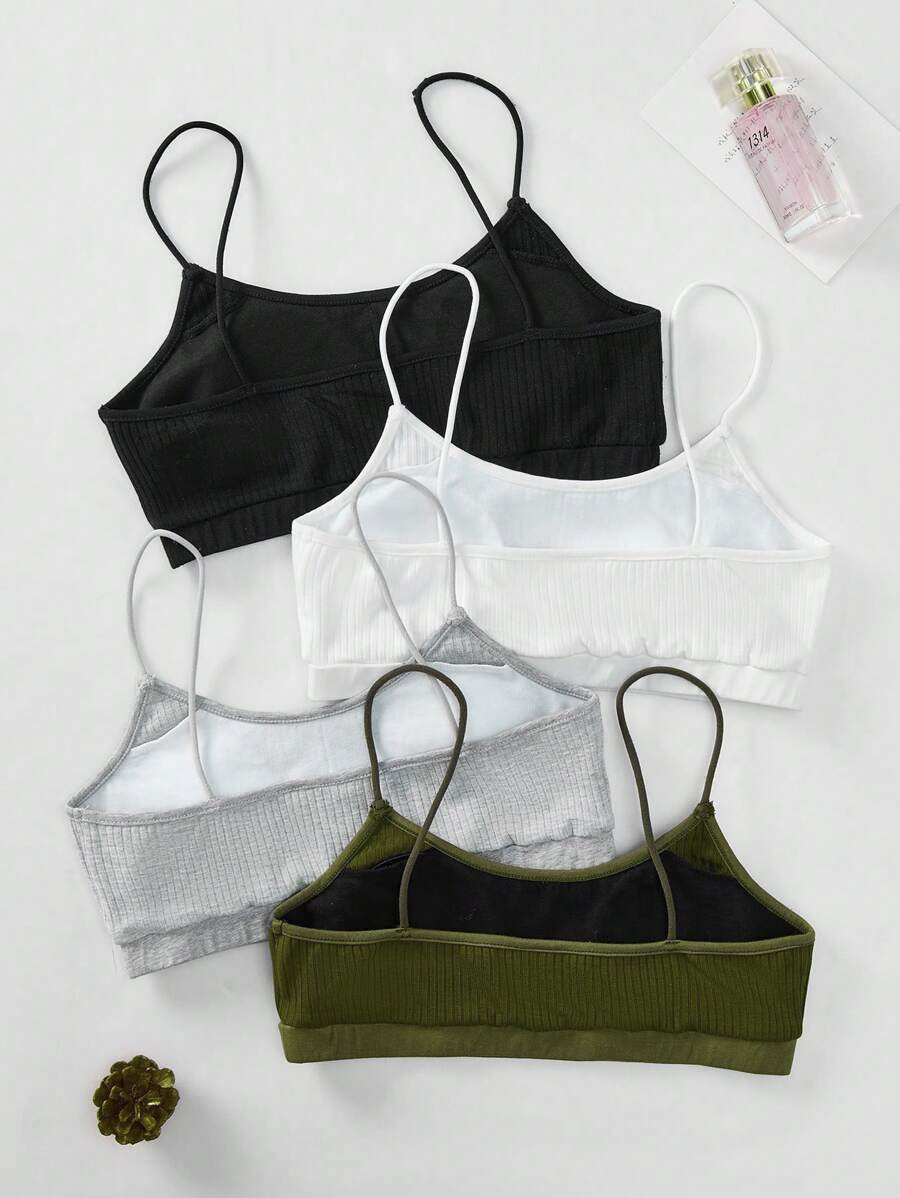 Girls Knitted Ribbed Bralette