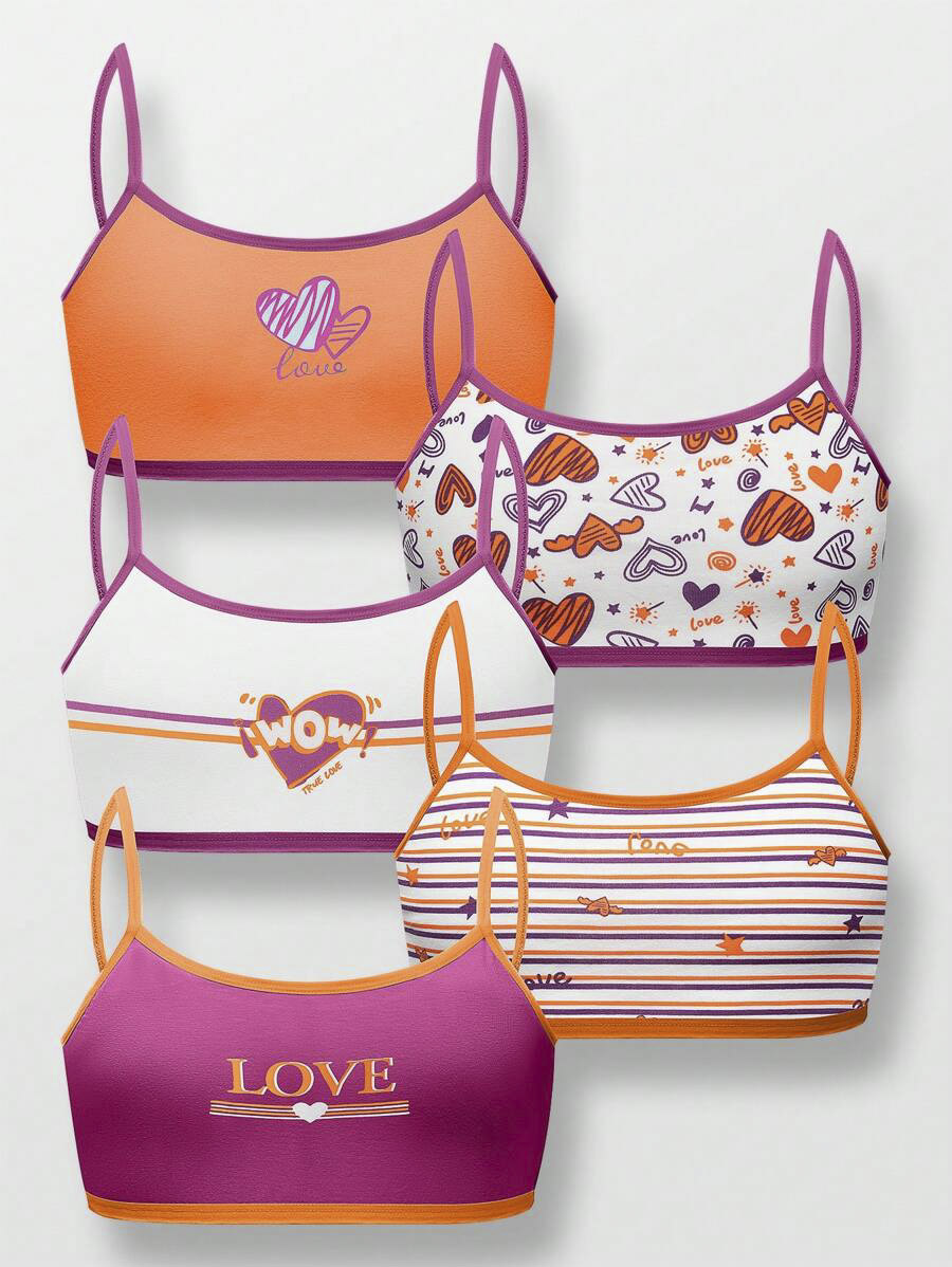 Tween Color Block Bra