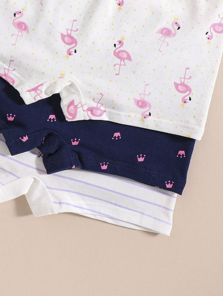 Girls Flamingo Printed Bra