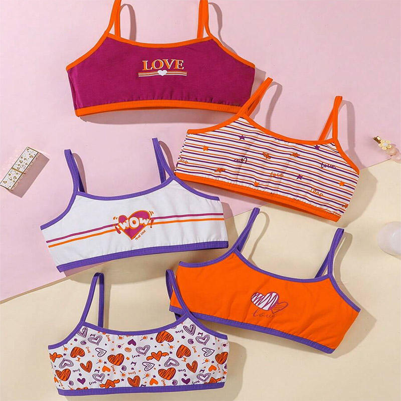 Tween Color Block Bra