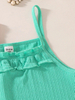 Girls Solid Color Vest