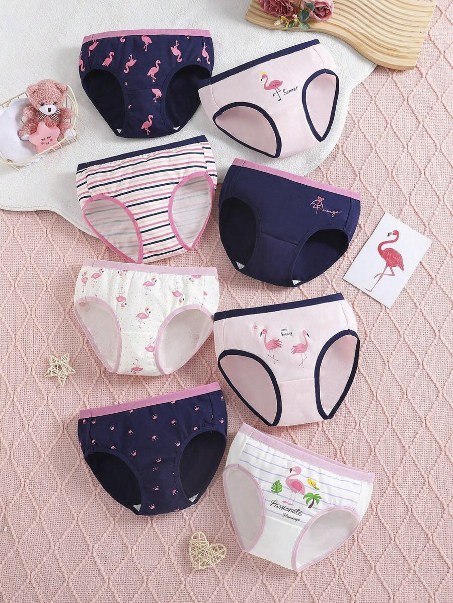 Color Block Underwear For Girls