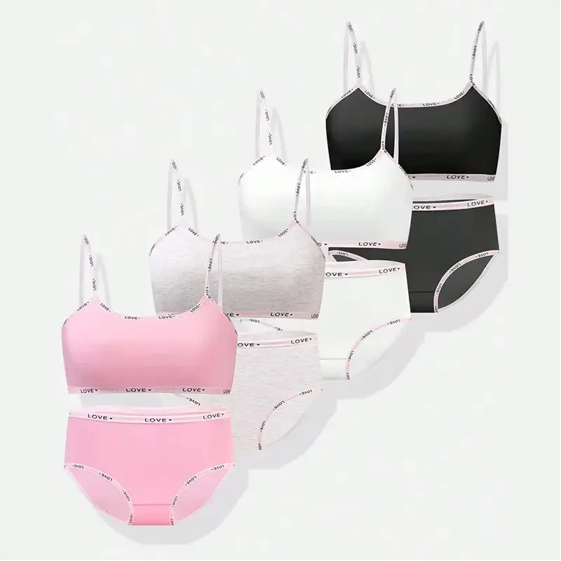 Girls Ice Silk Underwear Set: Stylish Designs for Every Season