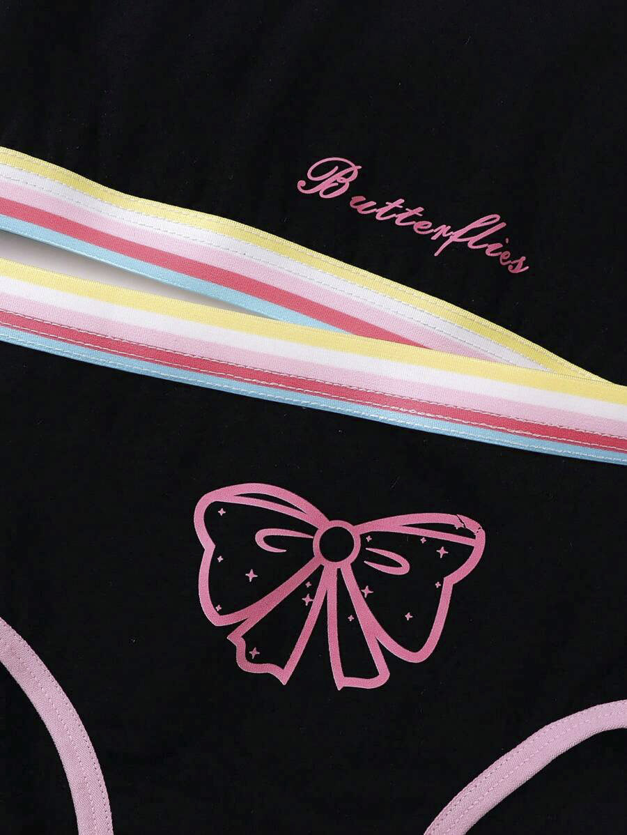 Girls Color Print Bra