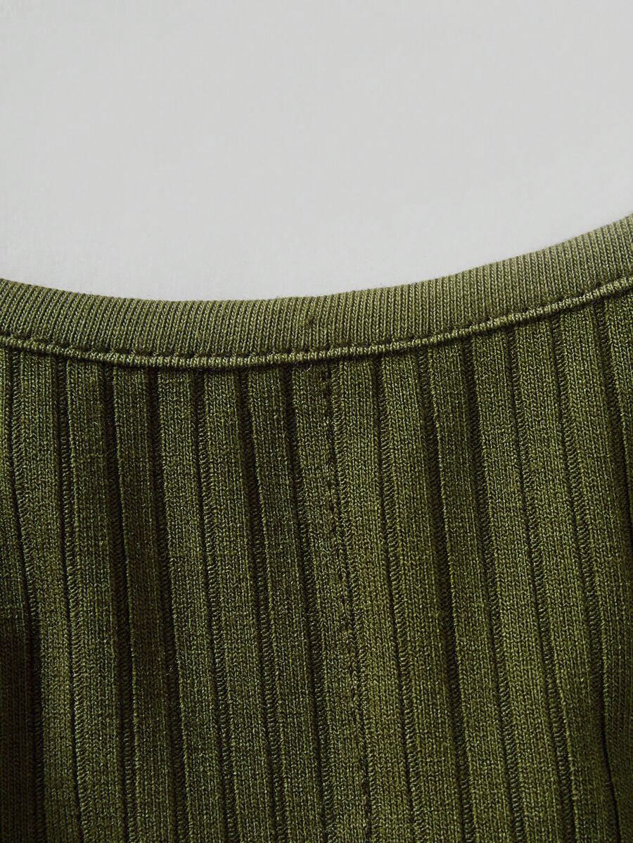 Girls Knitted Ribbed Bralette