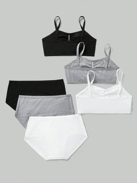 Teen Girls Triangle Brief Underwear Set