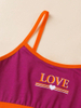 Tween Color Block Bra
