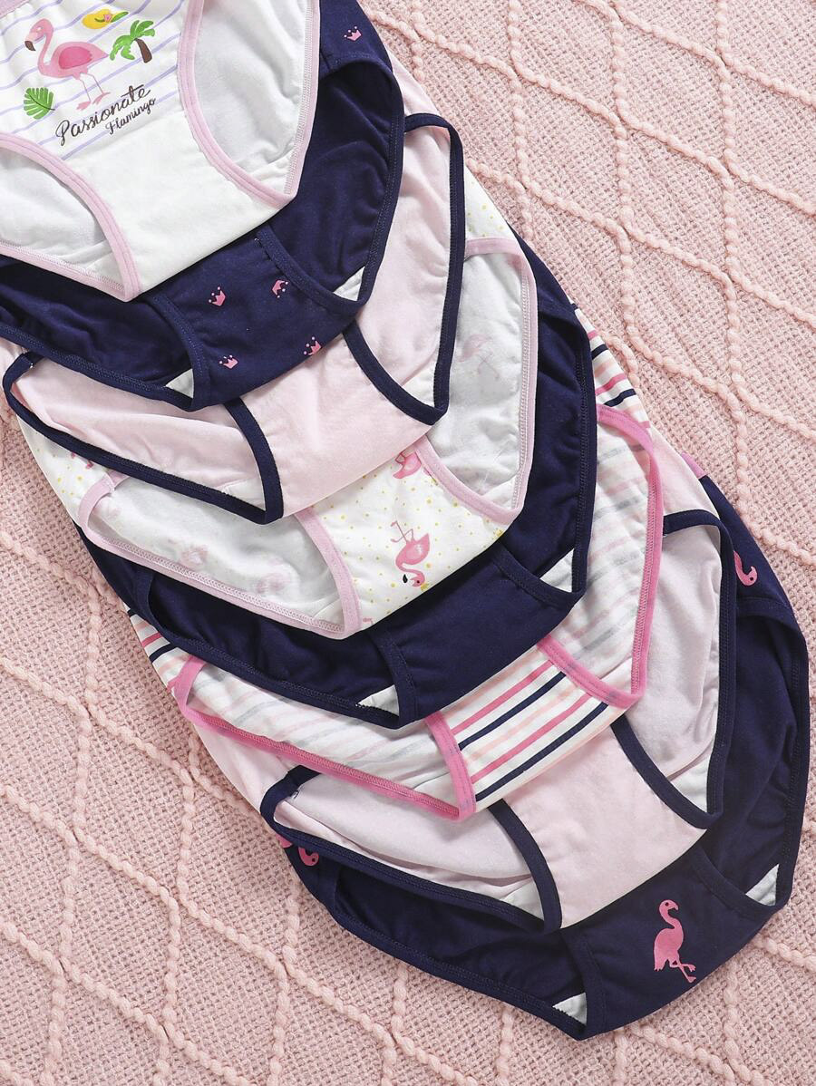 Color Block Underwear For Girls