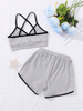 Teen Girl Grey Underwear Set