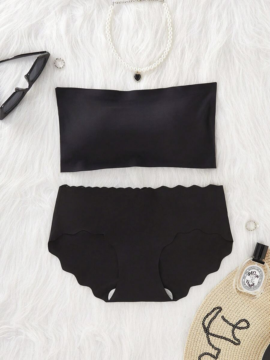 Girls Ice Silk Underwear Set