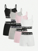 Girls Heart Print Elastic Bra
