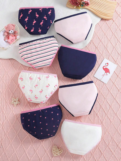 Color Block Underwear For Girls