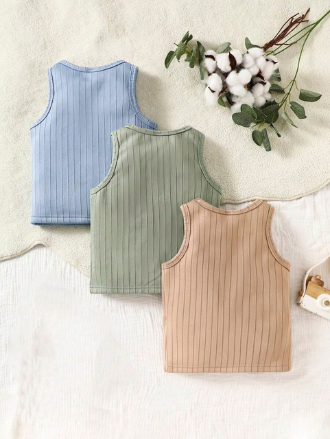 Boys Thermal Undershirt Vest Set