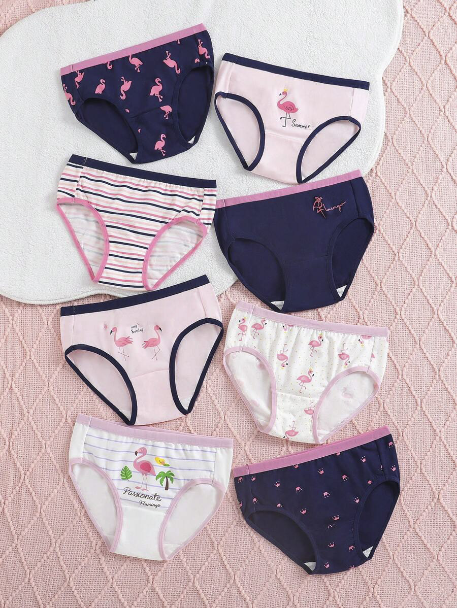 Color Block Underwear For Girls